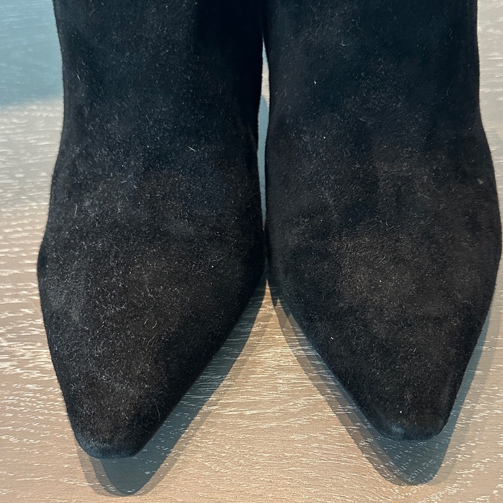 Michael Kors Black Heeled Boots - Picture 6 of 9